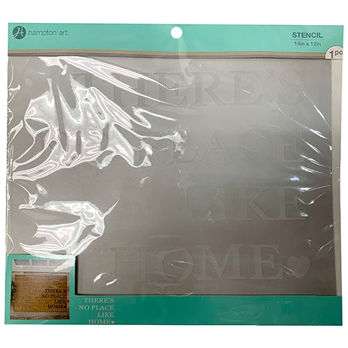 HMPTN ART STNCLS 14x12"-LIKE HOME.