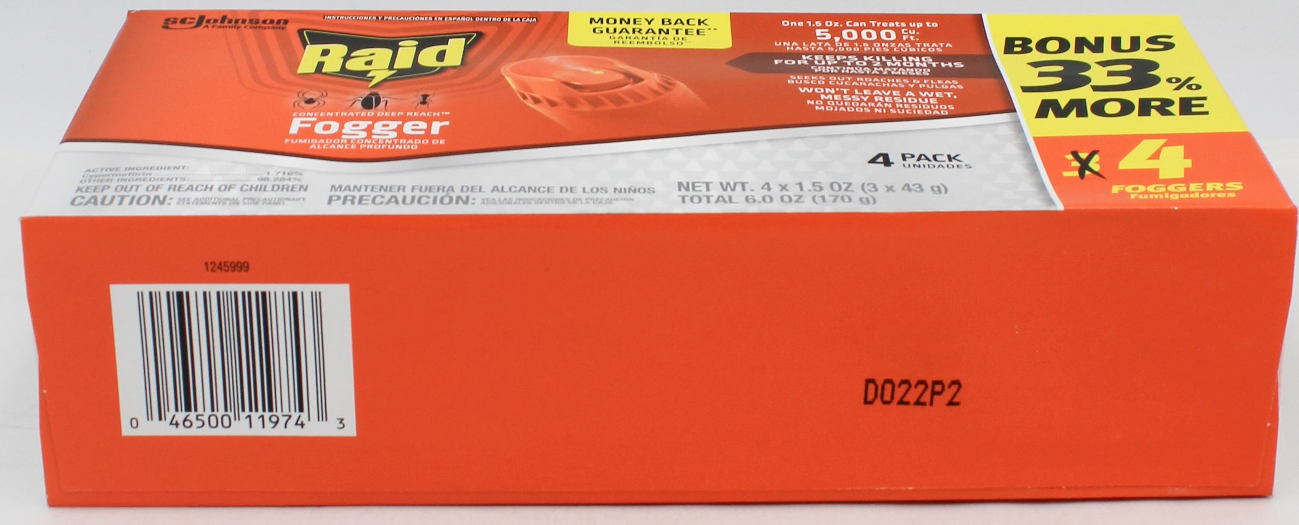 SP RAID CONCENTRATED DEEP REACH FOGGER 4CT