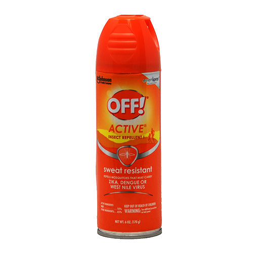 SP OFF! ACTIVE INSECT REPELLENT 6oz SWEAT RESISTANT