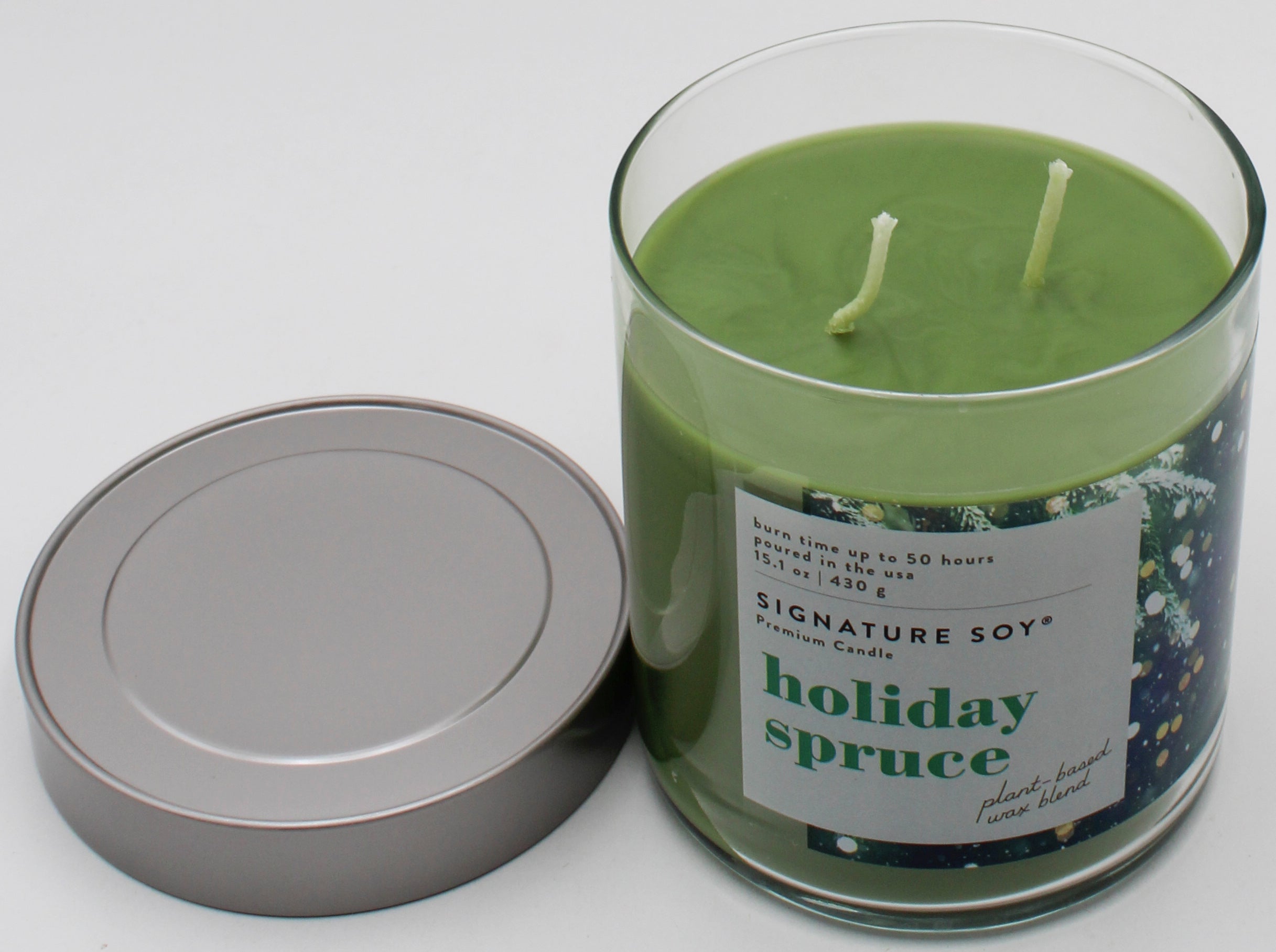 SIGNATURE SOY JAR CANDLE HOLIDAY SPRUCE 15.1oz