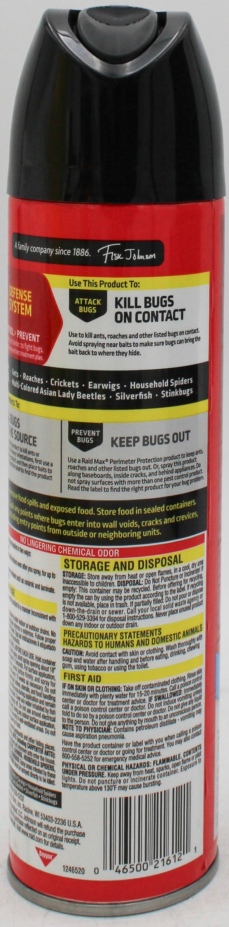 SP RAID ANT & ROACH KILLER 12oz OUTDOOR FRESH SCENT