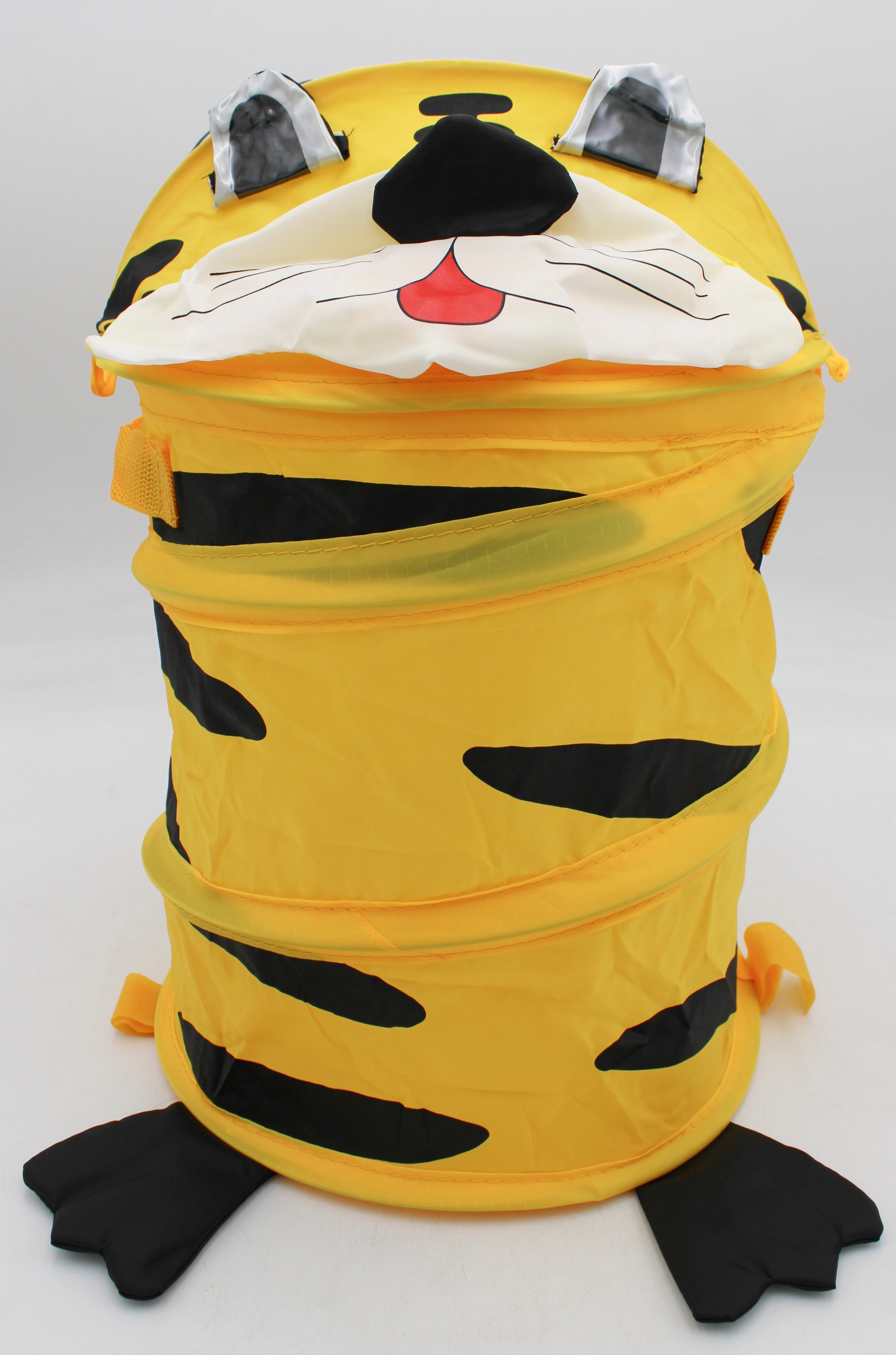 9''x14'' FOLDABLE WASTE BASKET - TIGER