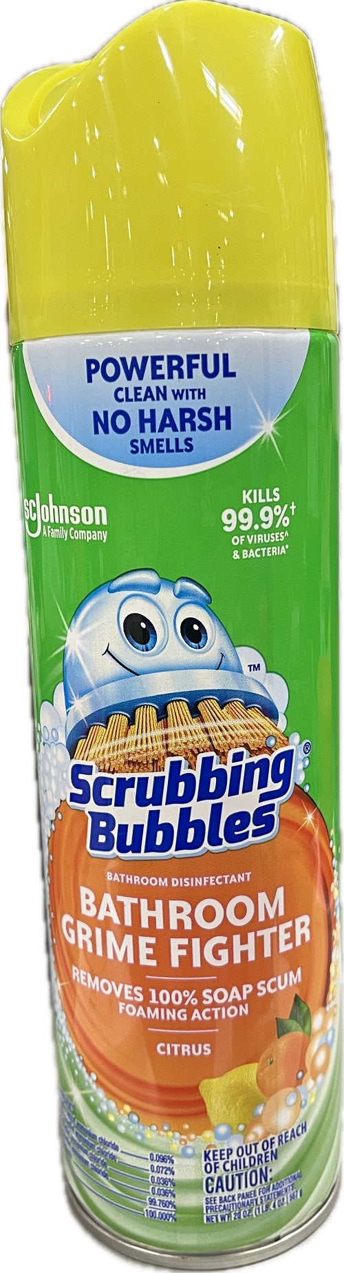 SP SCRUBBING BUBBLES CLEANER 20oz CITRUS