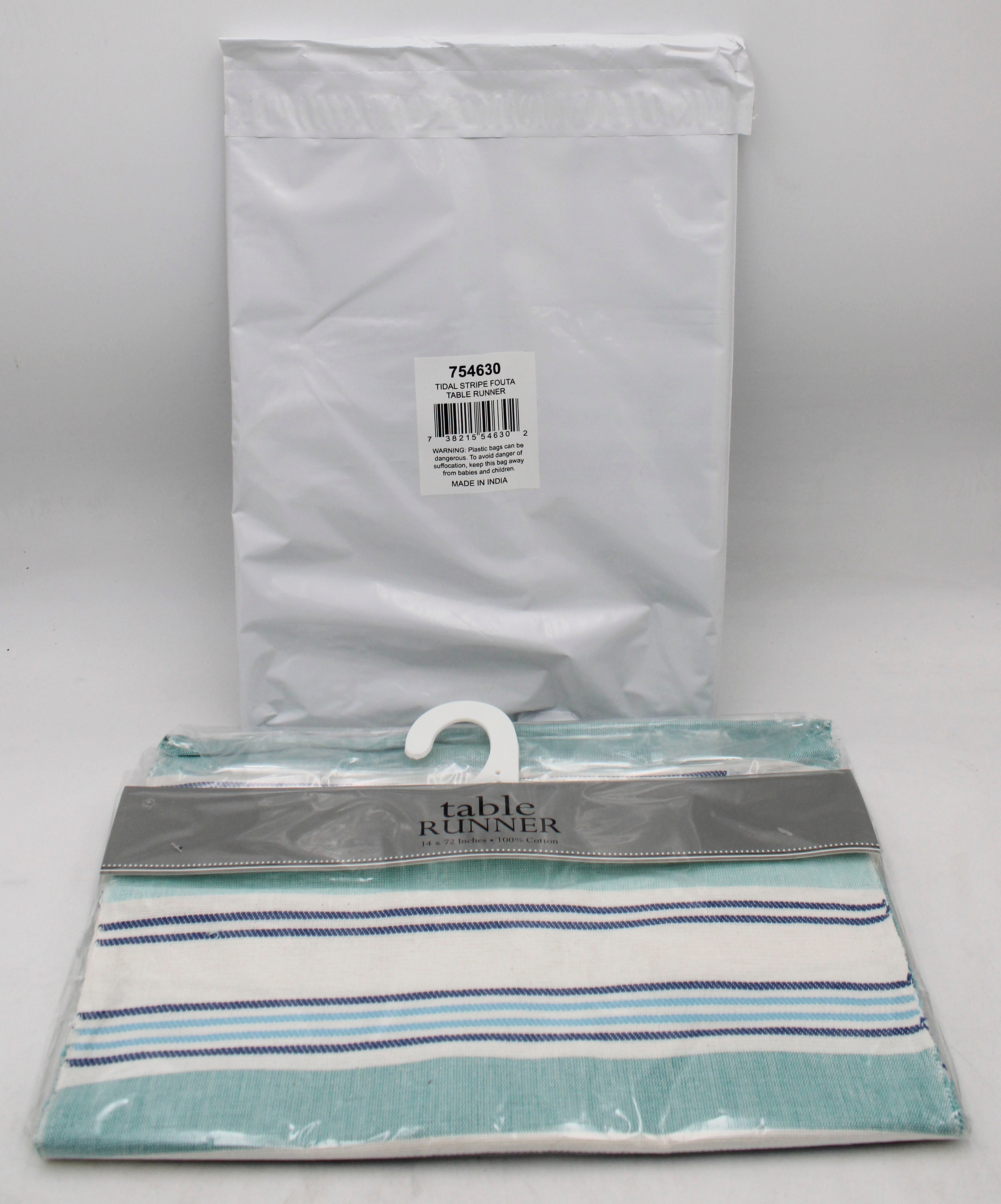 TABLE RUNNER - TIDAL STRIPE FOUTA