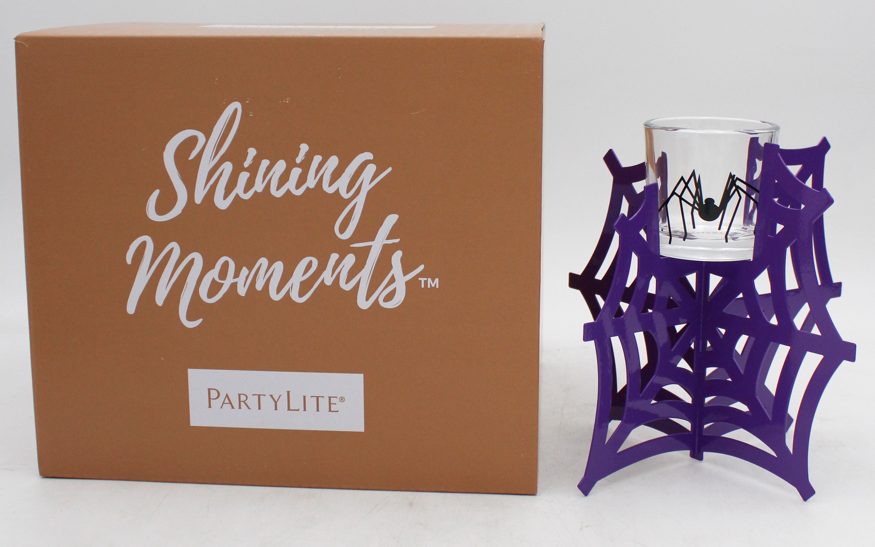 PARTYLITE TANGLED WEB TEALIGHT/VOTIVE HOLDER 6"W x 5"H