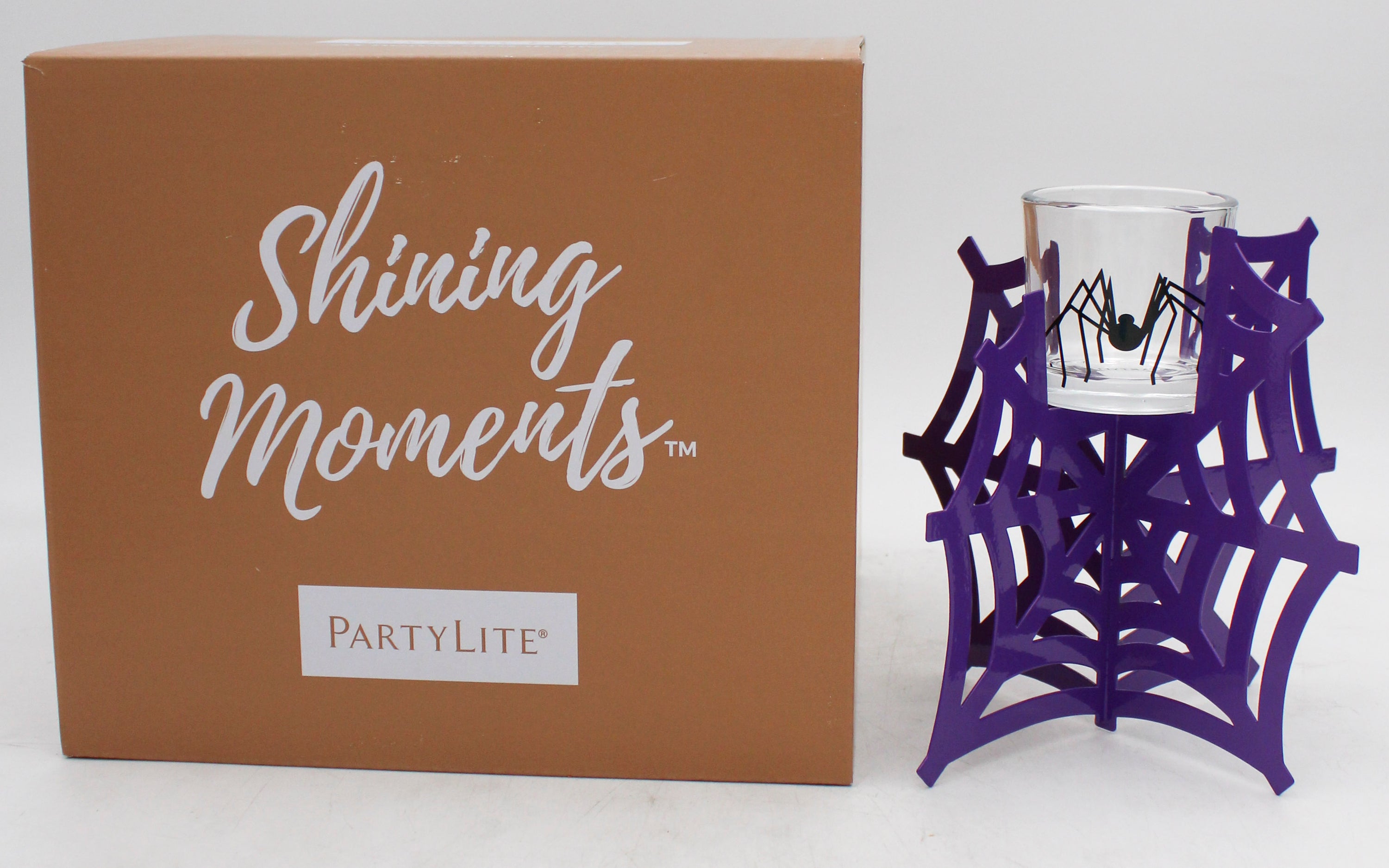 PARTYLITE TANGLED WEB TEALIGHT/VOTIVE HOLDER 6"W x 5"H