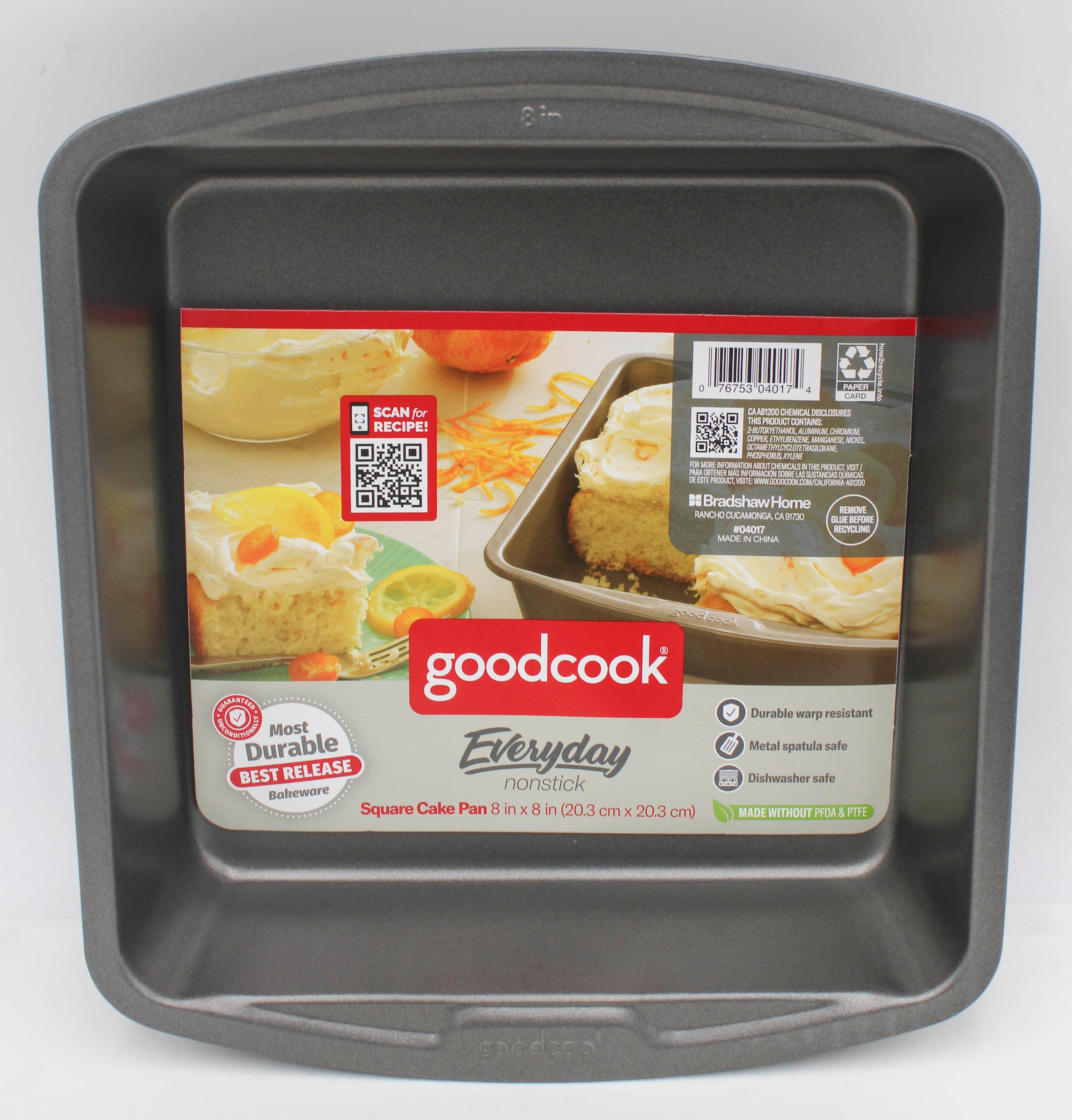 GOOD COOK 8'' SQUARE PAN IN CDU