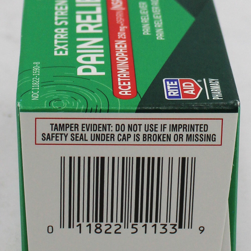 RITE AID PAIN RELIEVER ACETAMINOPHEN EXTRA STRENGTH FILM COATED TABLETS 24ct EXP 3/15/2027 COMPARES TO Excedrin