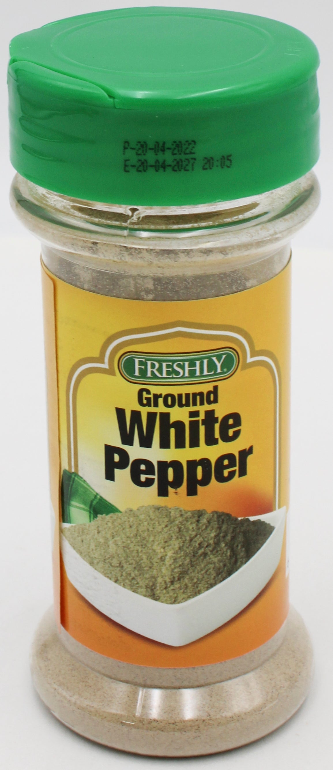 FRESHLY GROUND WHITE PEPPER 3 Oz BB 4/20/27