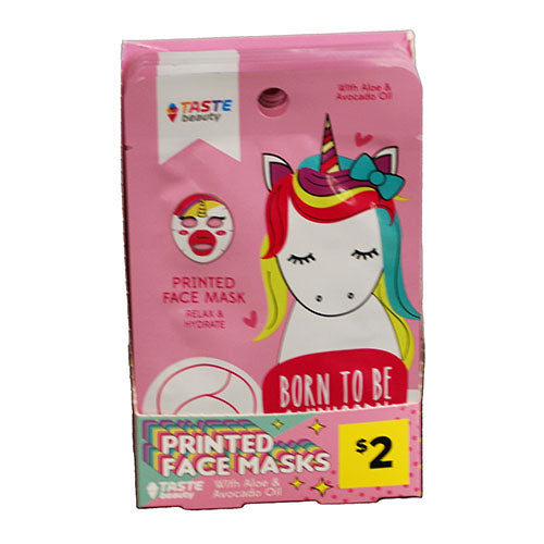 CENTRIC FACE MASK UNICORN PDQ DG SHIPPER 6CT PP $2 NI