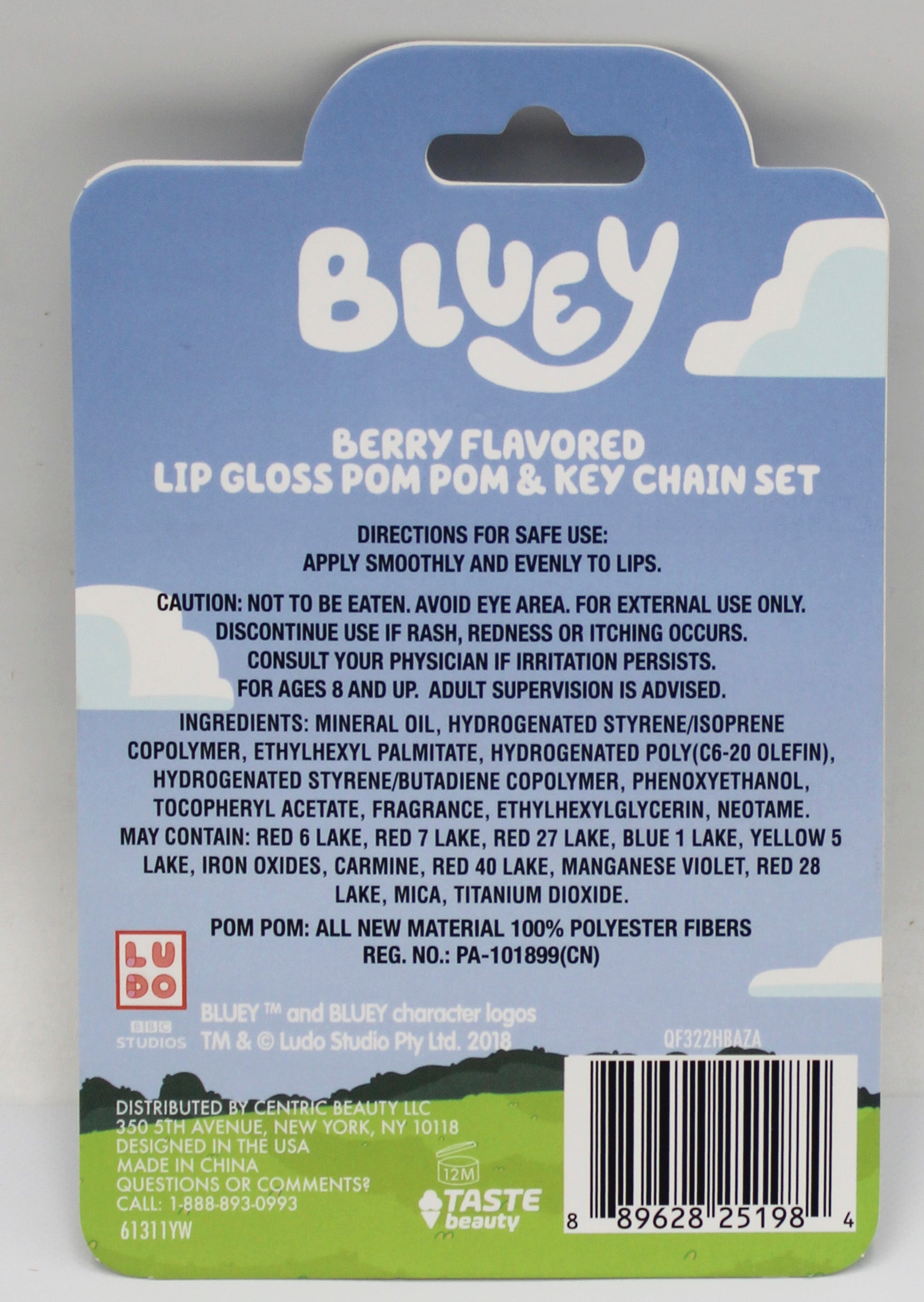 BLUEY LIP GLOSS KEYCHAIN  NI