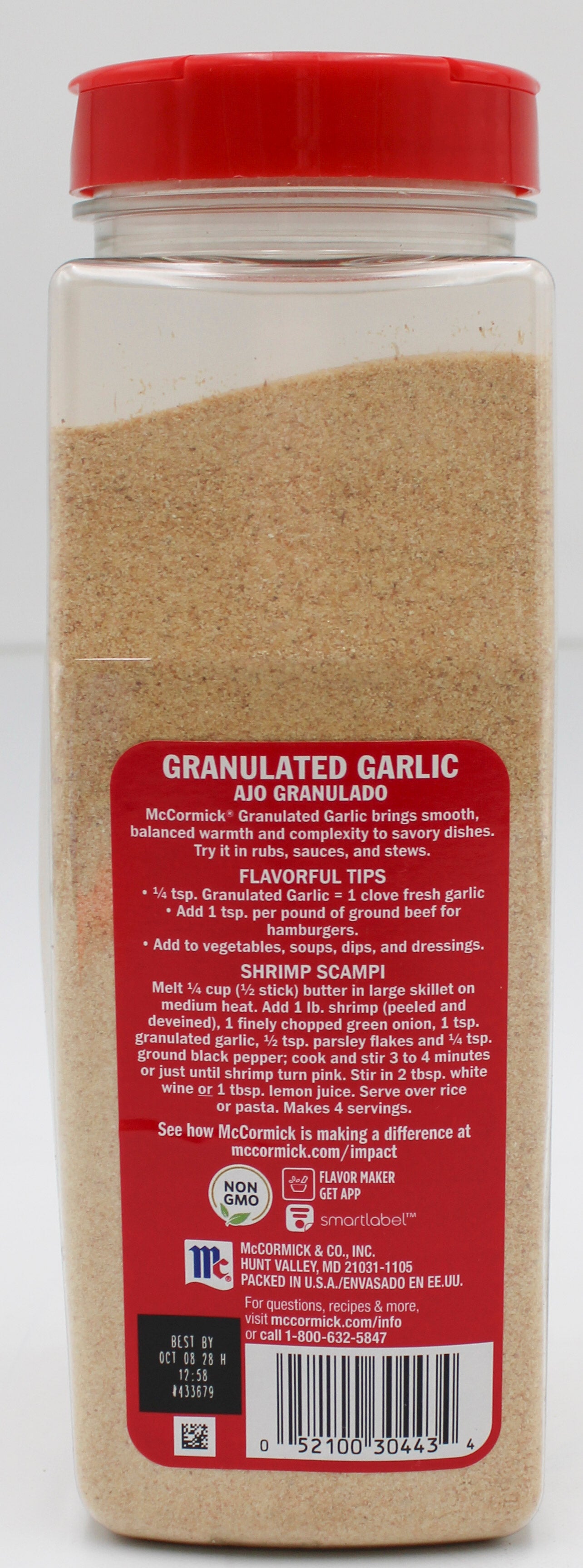 McCormick Granulated Garlic 26oz Bulk Pack