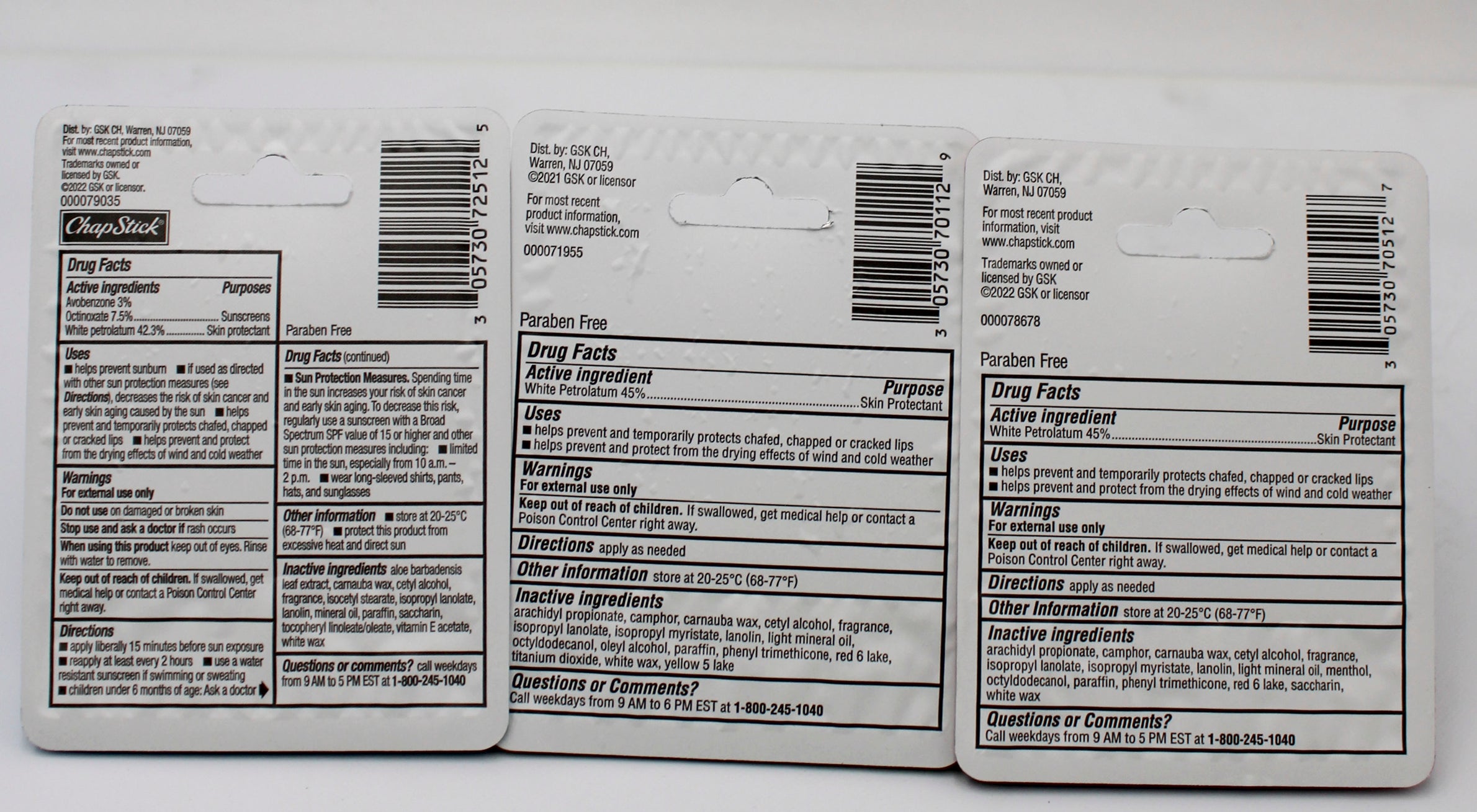 CHAPSTICK MIX 48ct DISPLAY EXP 9/30/2027