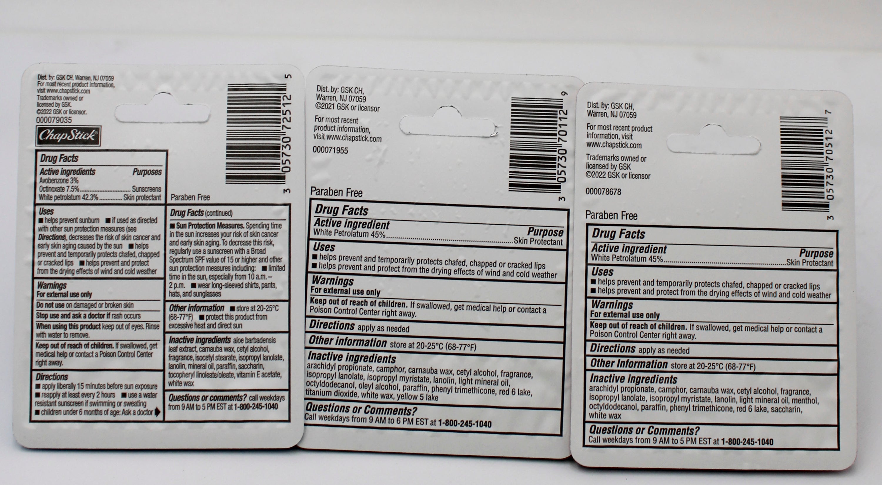 CHAPSTICK MIX 48ct DISPLAY EXP 9/30/2027