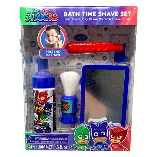 BATH TIME SHAVE SET 4PC($5)PJ MASKS