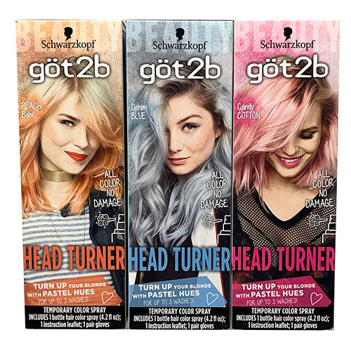 Got2b Color Pastel Spray Assorted 4.2oz