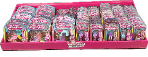 BARBIE MINLAND TRAY 75PC