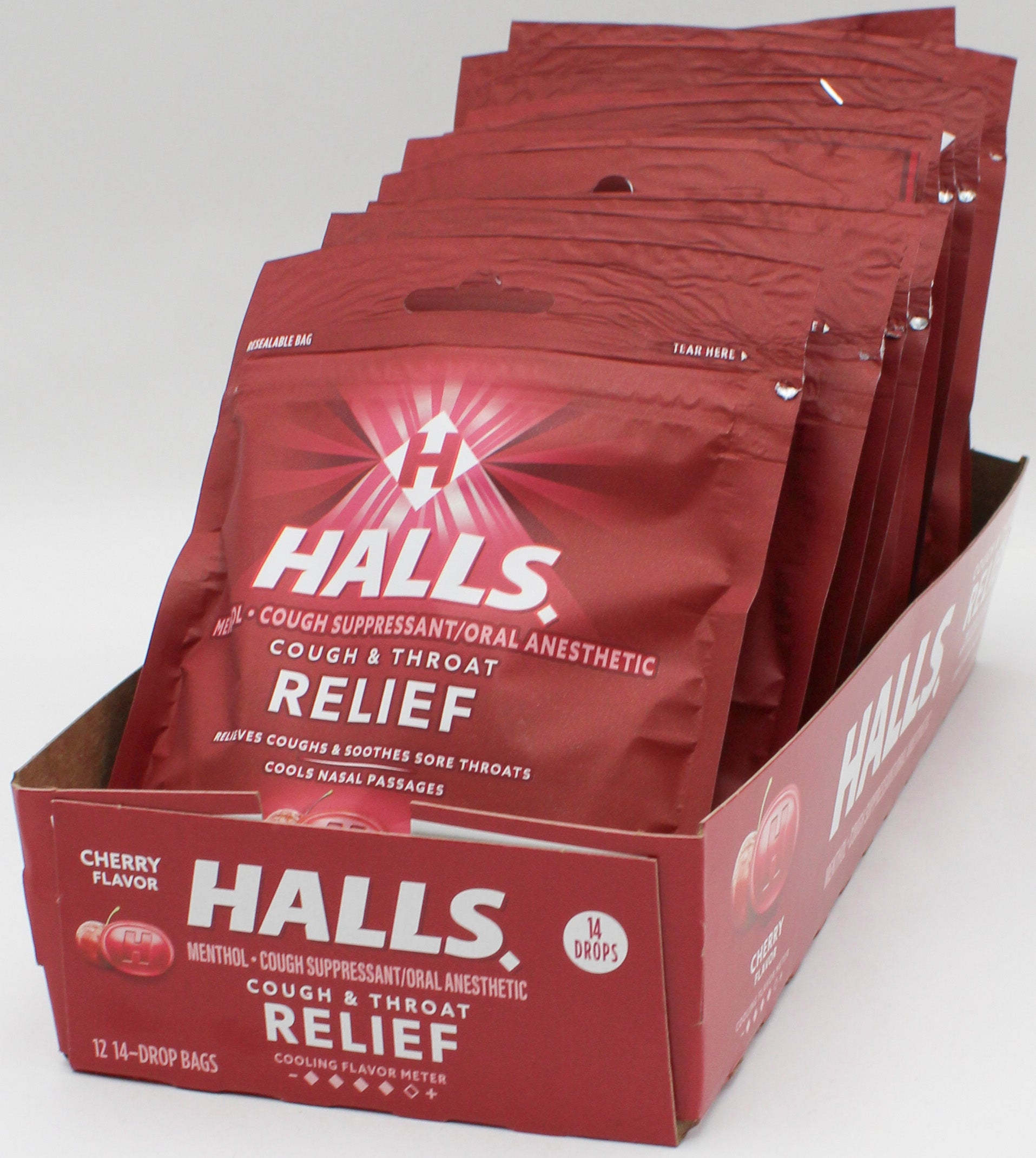 HALLS 14 PC CHERRY BAG BB  12/5/26