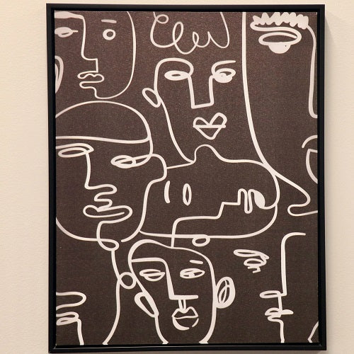 ABSTRACT MAN CANVAS PRINT 16"L x 20"H