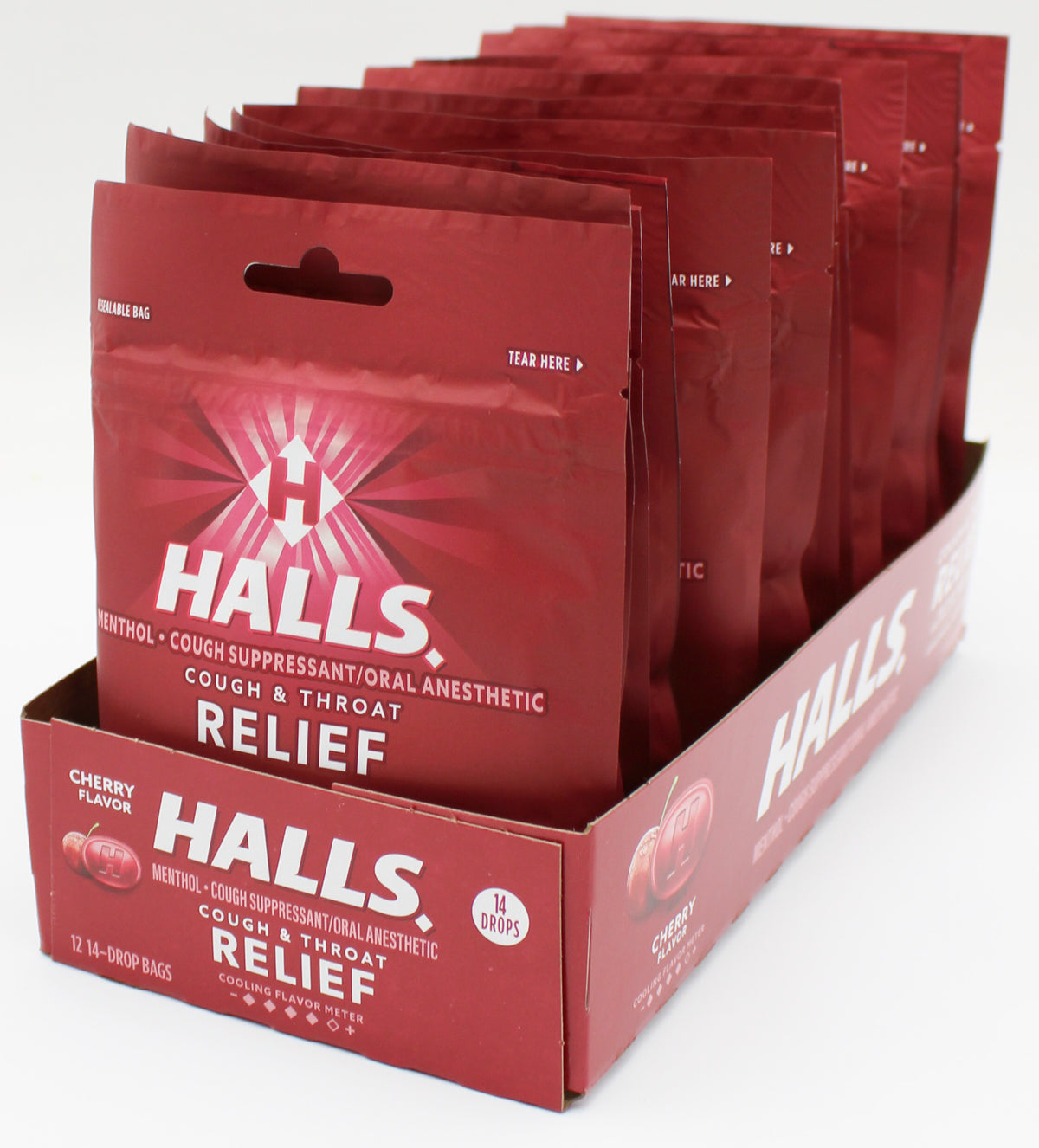 14PC HALLS CHERRY BAG 14 PC EXP 6/21/27