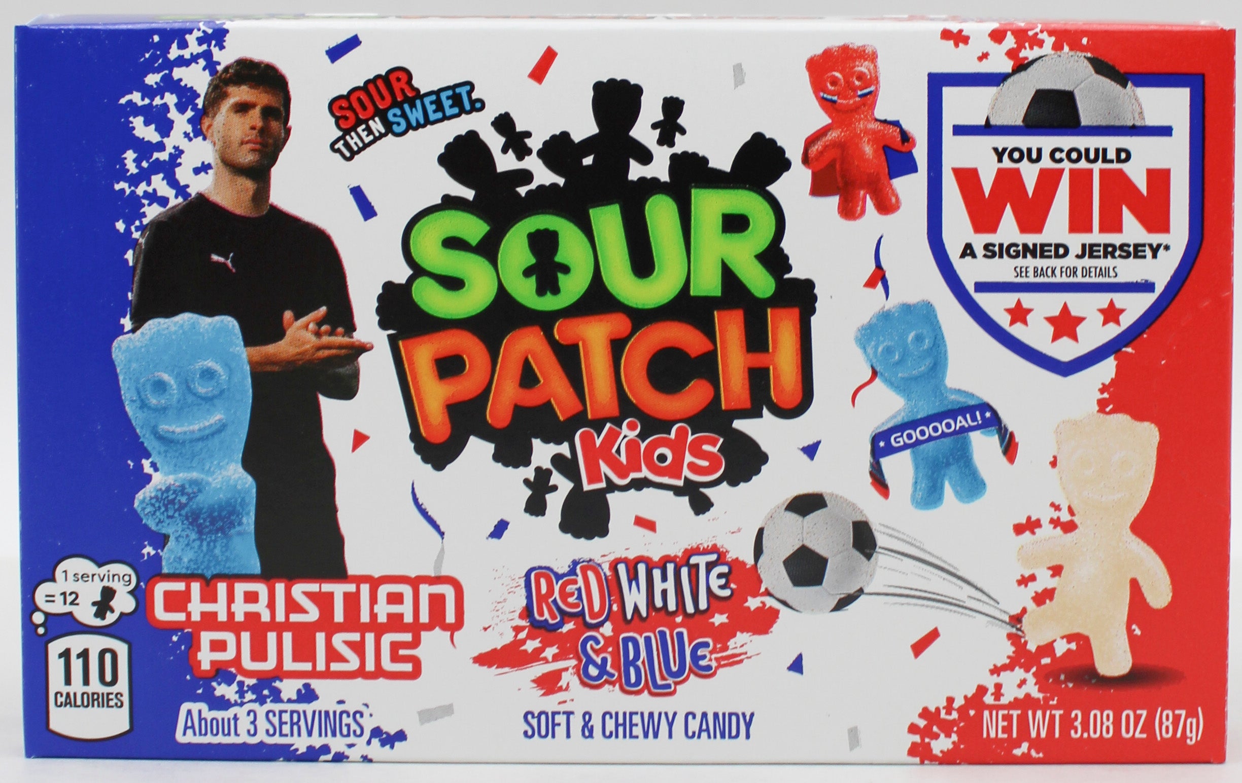 SOUR PATCH KIDS RWB 3.08 Oz THEATRE BOX BB 1/2/27