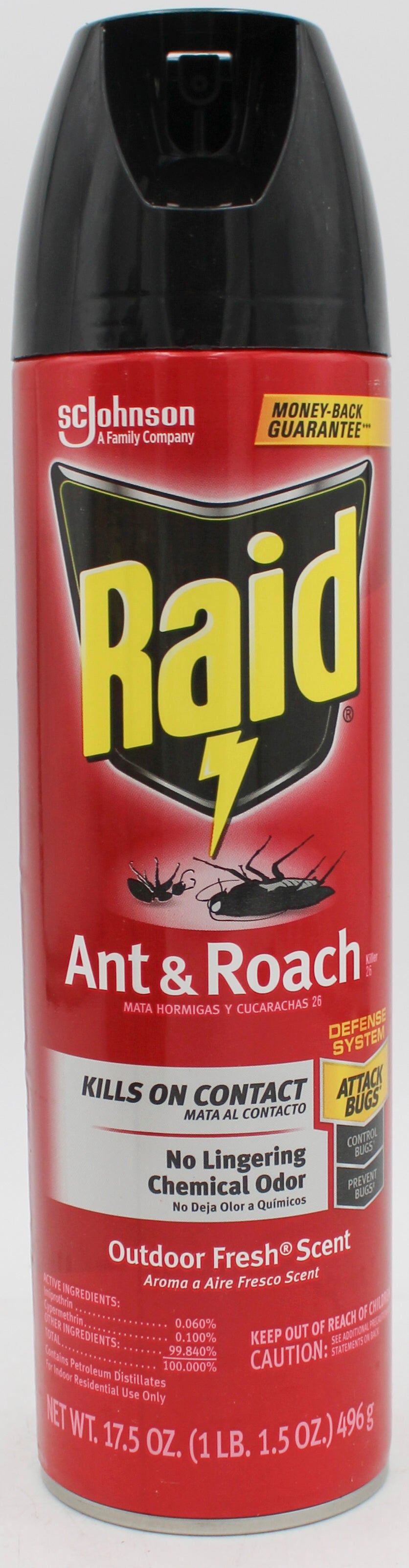 RAID ANT + ROACH AEROSOL OUTDOOR FRESH 17.5oz-