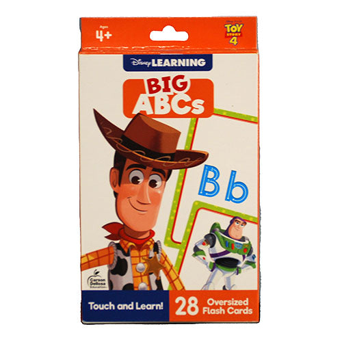 DISNEY LEARNING BIG ABCS TOY STORY 4 CARDS AGES 4+/28 OVERSIZED CARDS PP $9.99