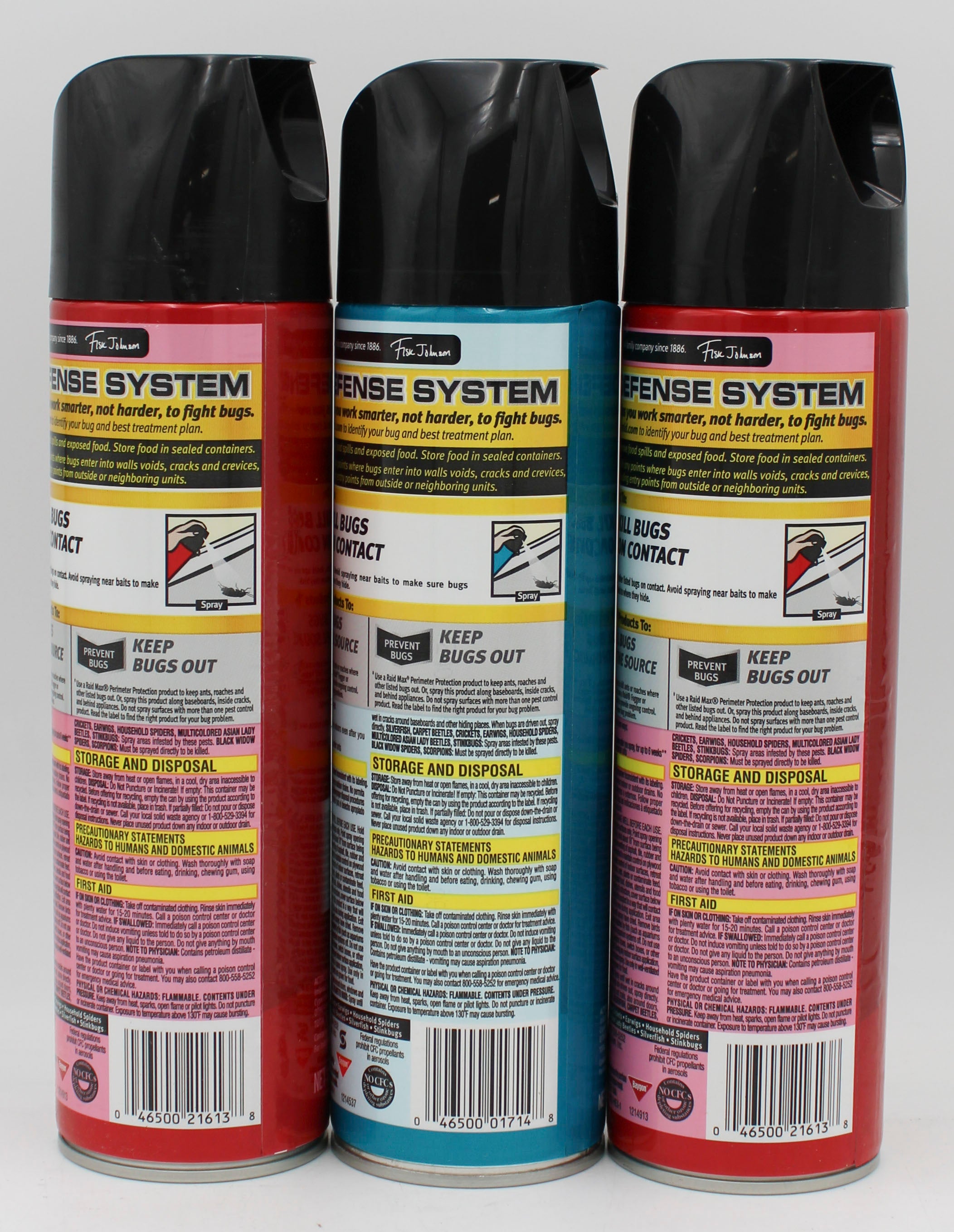 RAID ANT & ROACH 17.5oz AEROSOL MIXED PDQ.