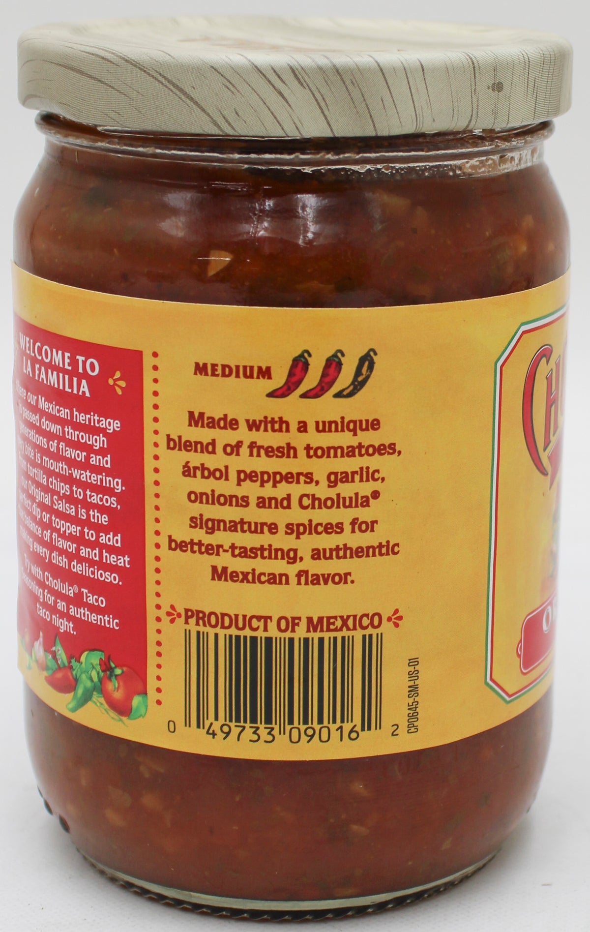 CHOLULA SALSA ORIGINAL 12 OZ    BB  3/31/27
