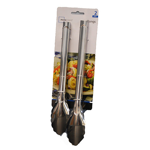 SP MAINSTAYS 2-ct TONGS STAINLESS STEEL