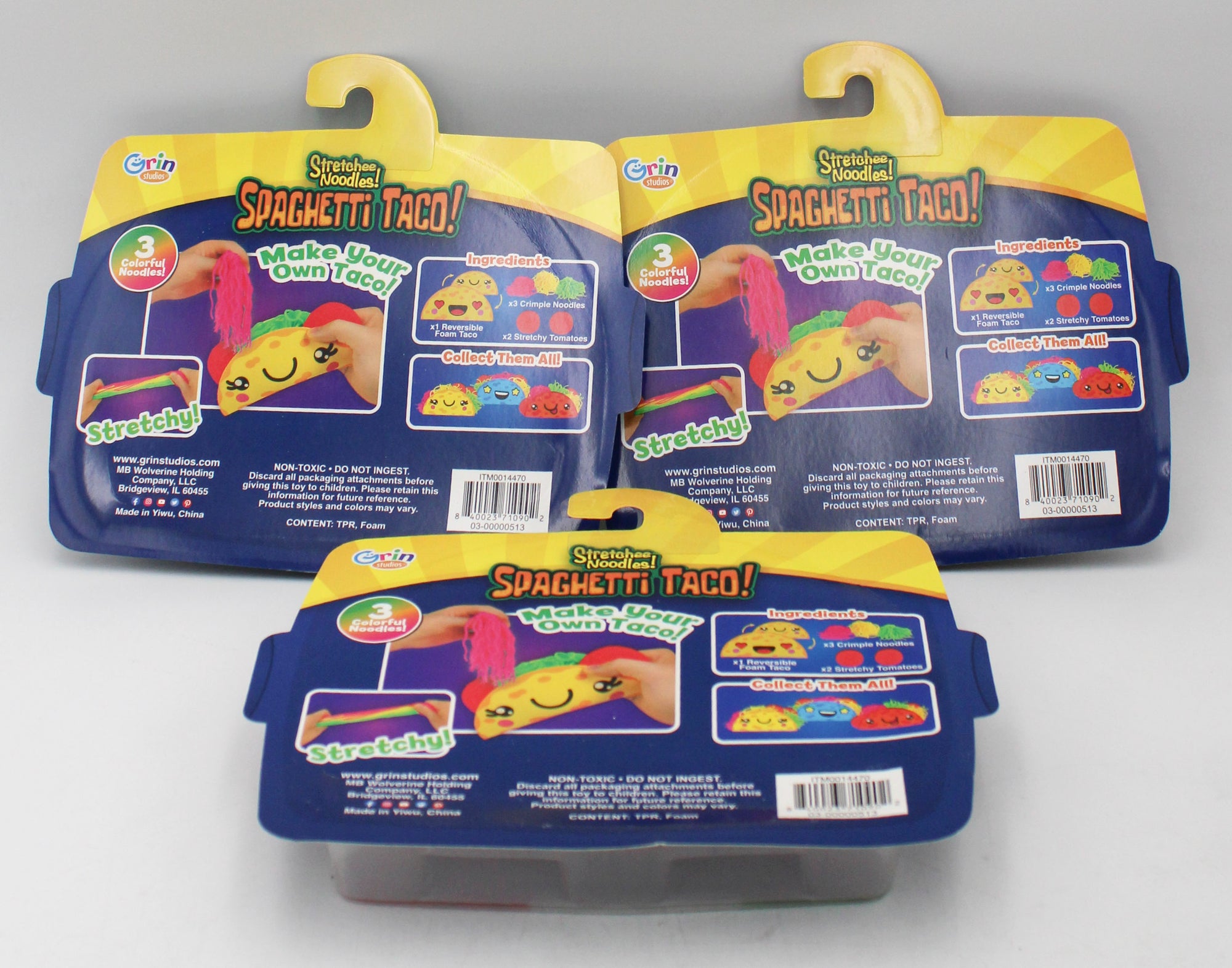 SPAGHETTI TACO 3 ASST 6in x 8in