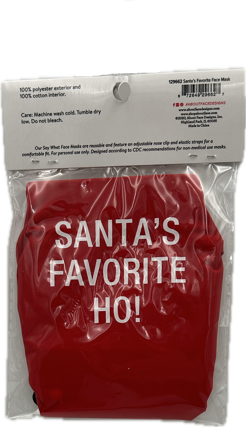 SANTA'S FAVORITE FACE MASK