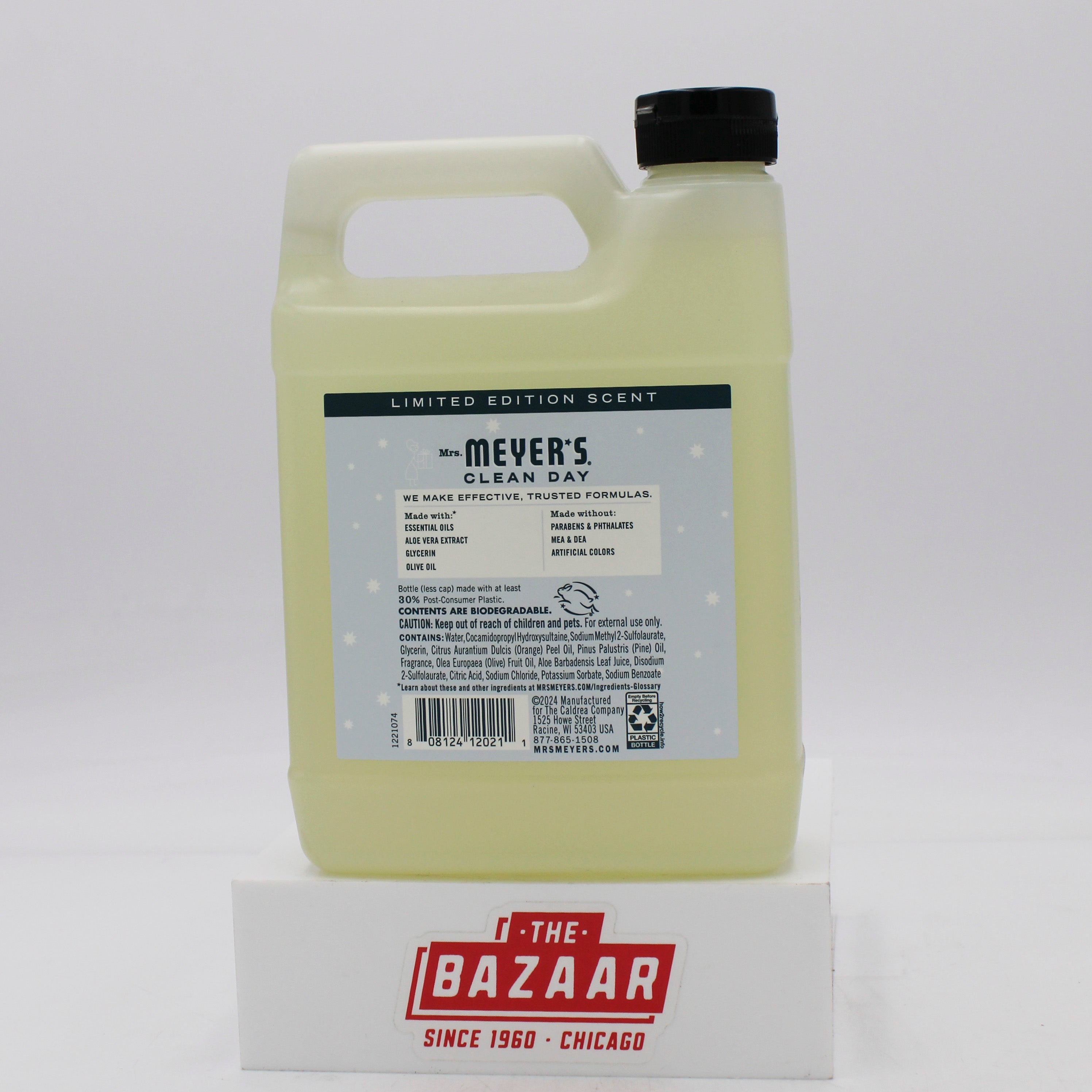 SP MEYER'S HAND SOAP REFILL SNOWDROP SCENT 33oz