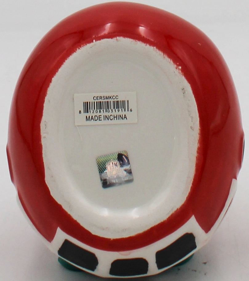 OFFICIALLY LICENCED KANSAS CITY CHIEFS SMALL CERAMIC HELMET