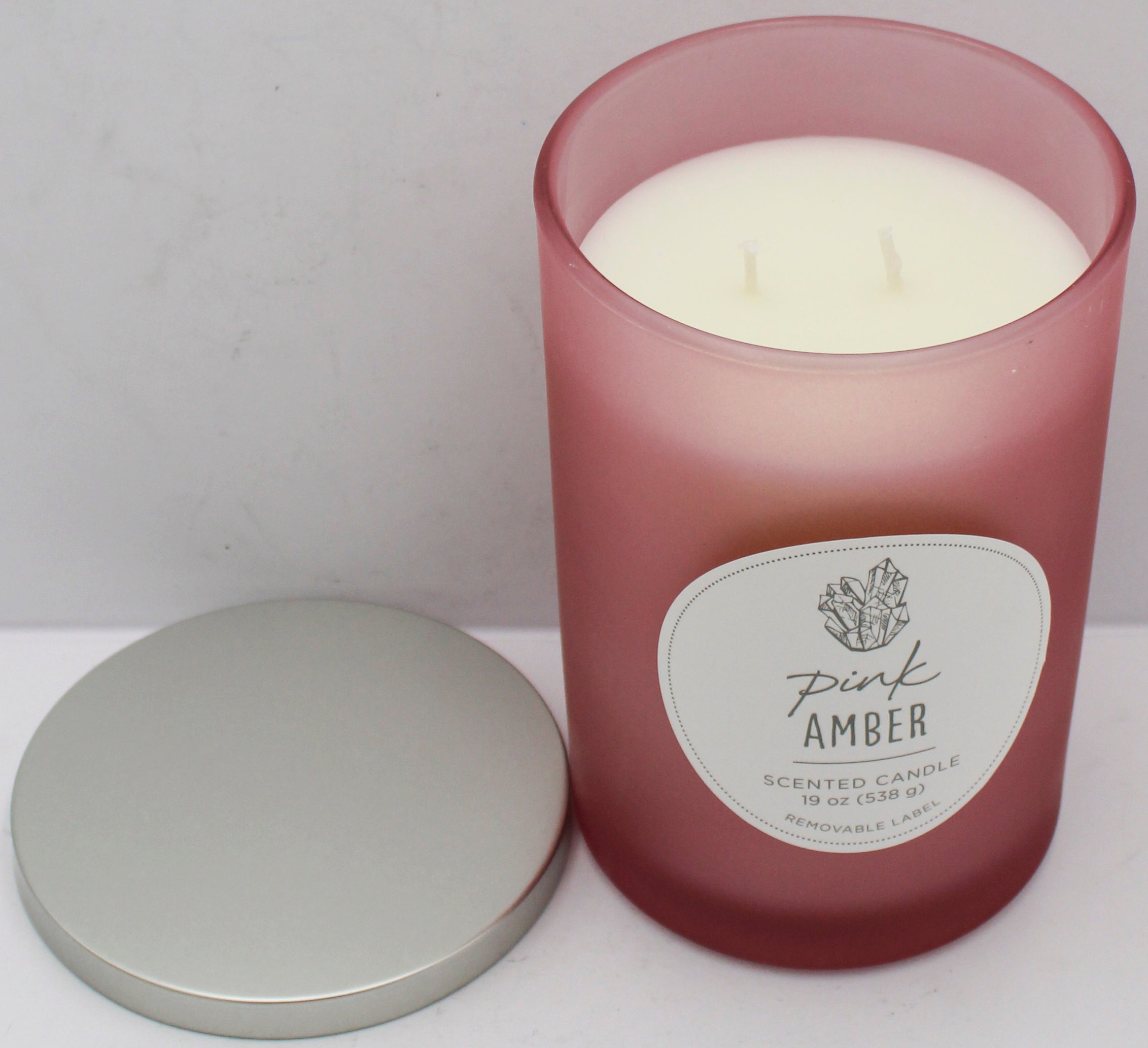 CHESAPEAKE BAY JAR CANDLE PINK AMBER 19oz NI