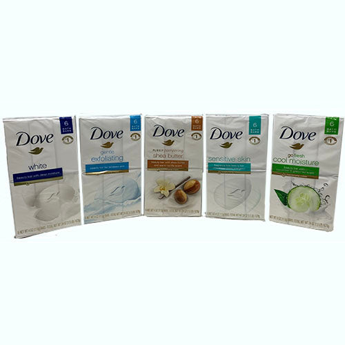 DOVE BAR SOAP 4oz/6PK-ASST DSPLY
