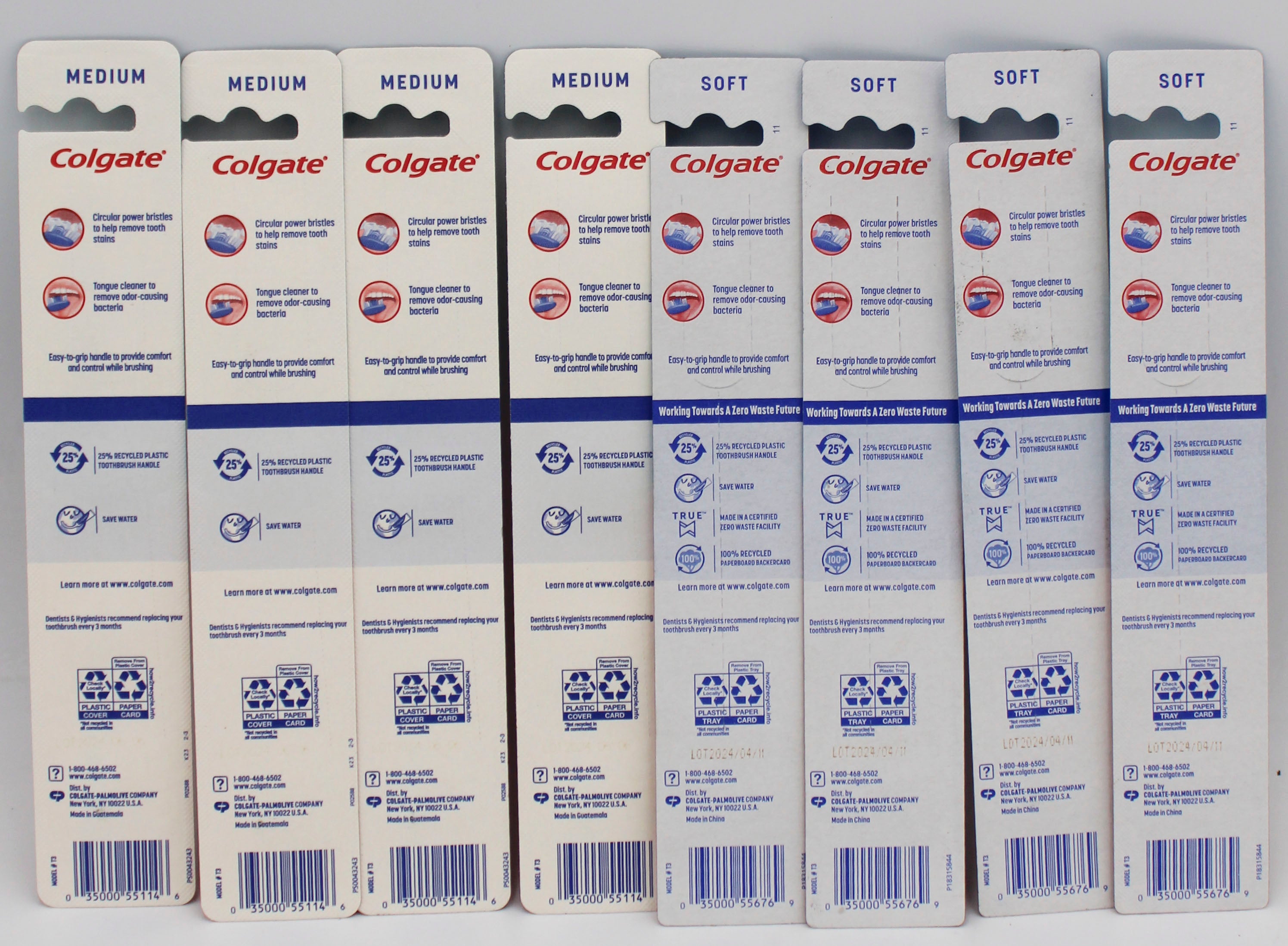 COLGATE EXTRA CLEAN TOOTHBRUSH MIXED MEDIUM/SOFT DISPLAY NI