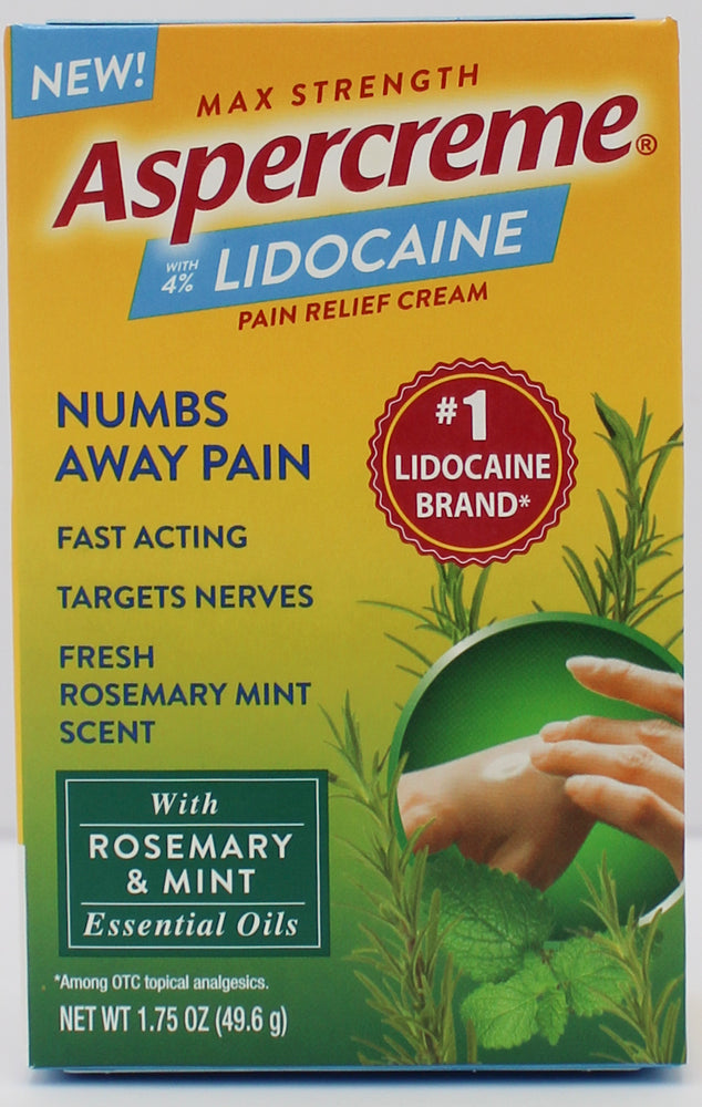 ASPERCREME LIDOCAINE ROSEMARY 1.75OZ EXP 8/31/2026 NI