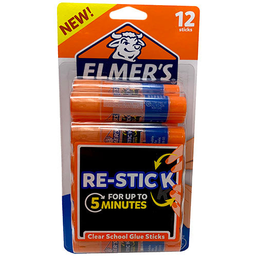 ELMRS GLUE STICK .28oz/12CT-WSHABLE