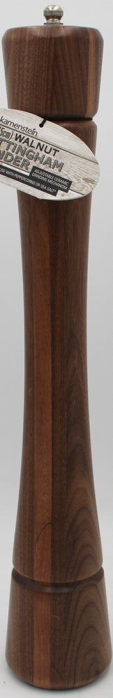 KAMENSTEIN NOTTINGHAM 18 INCH WALNUT WOOD PEPPER GRINDER NI