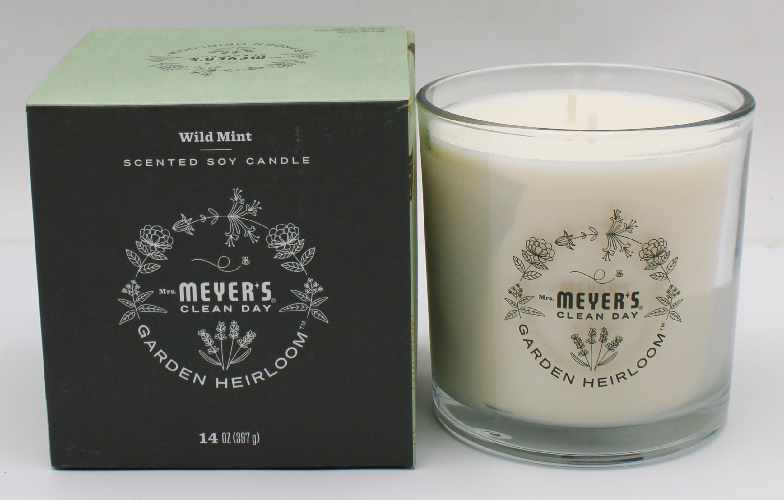 Mrs. Meyer's Premium Candle Wild Mint 14oz