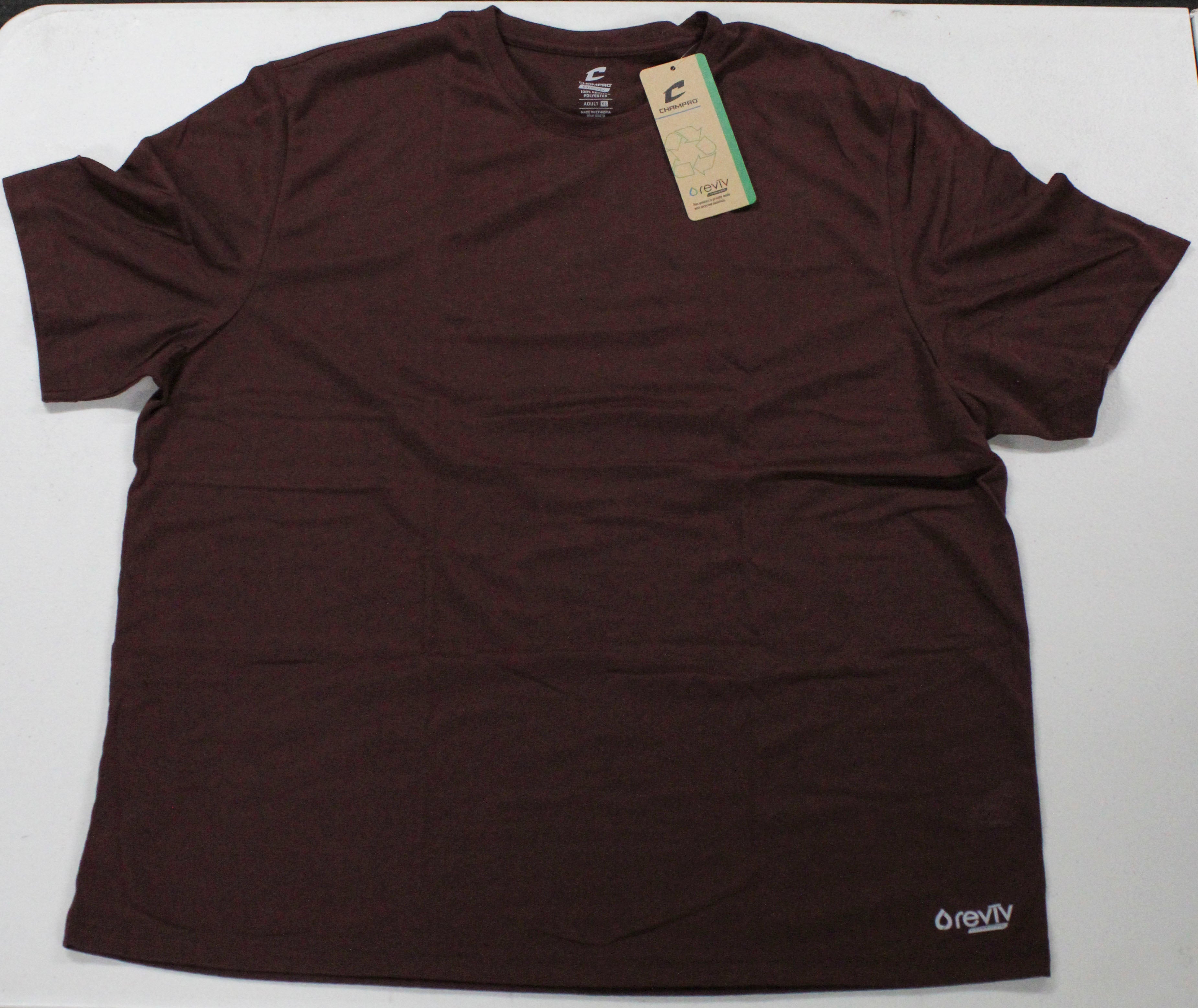 Adult Maroon T-Shirt XL - Wholesale Bulk Soft Goods