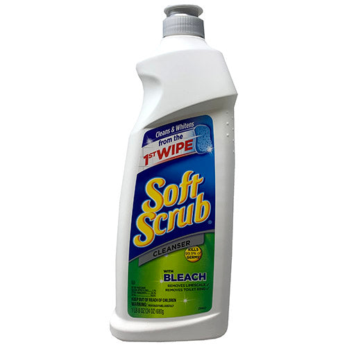 SOFT SCRUB CLNSR W/BLCH 24oz-REG