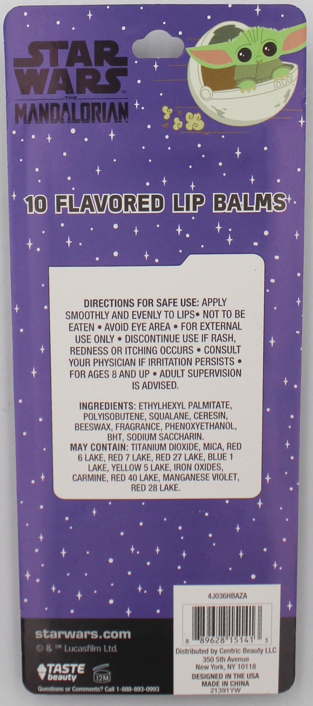 MANDALORIAN LIP BALM 10ct NI