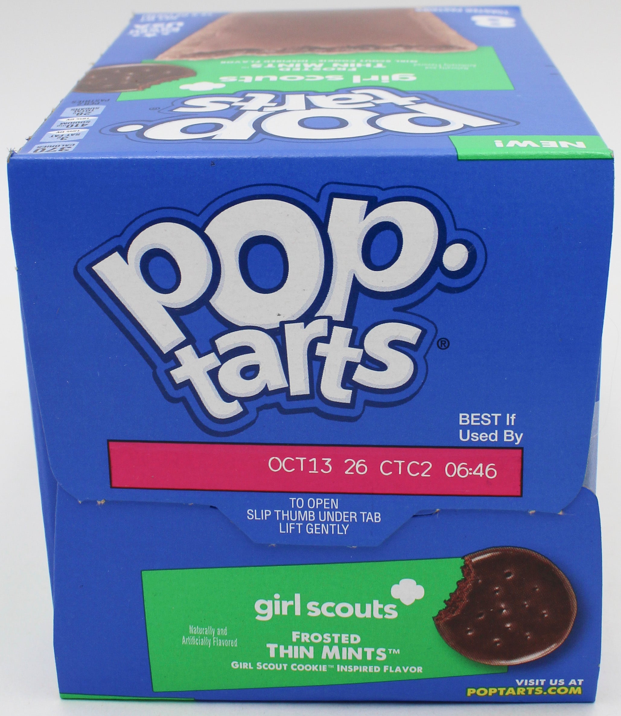 POP-TARTS FROSTED THIN MINTS GIRL SCOUT COOKIE FLAVOR 8ct 13.5 Oz NI BB 10/13/26