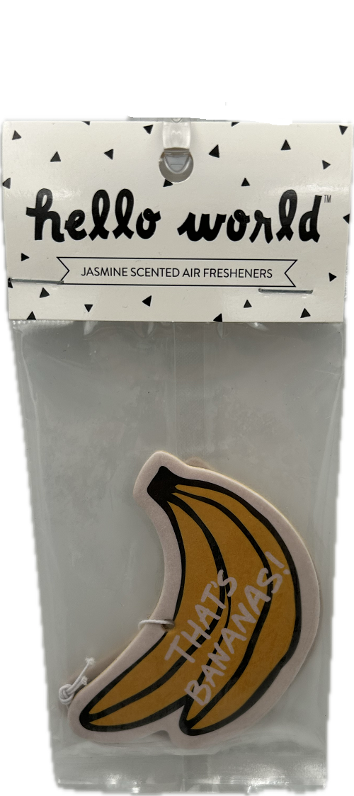 BANANAS CAR AIR FRESHENER 2pc