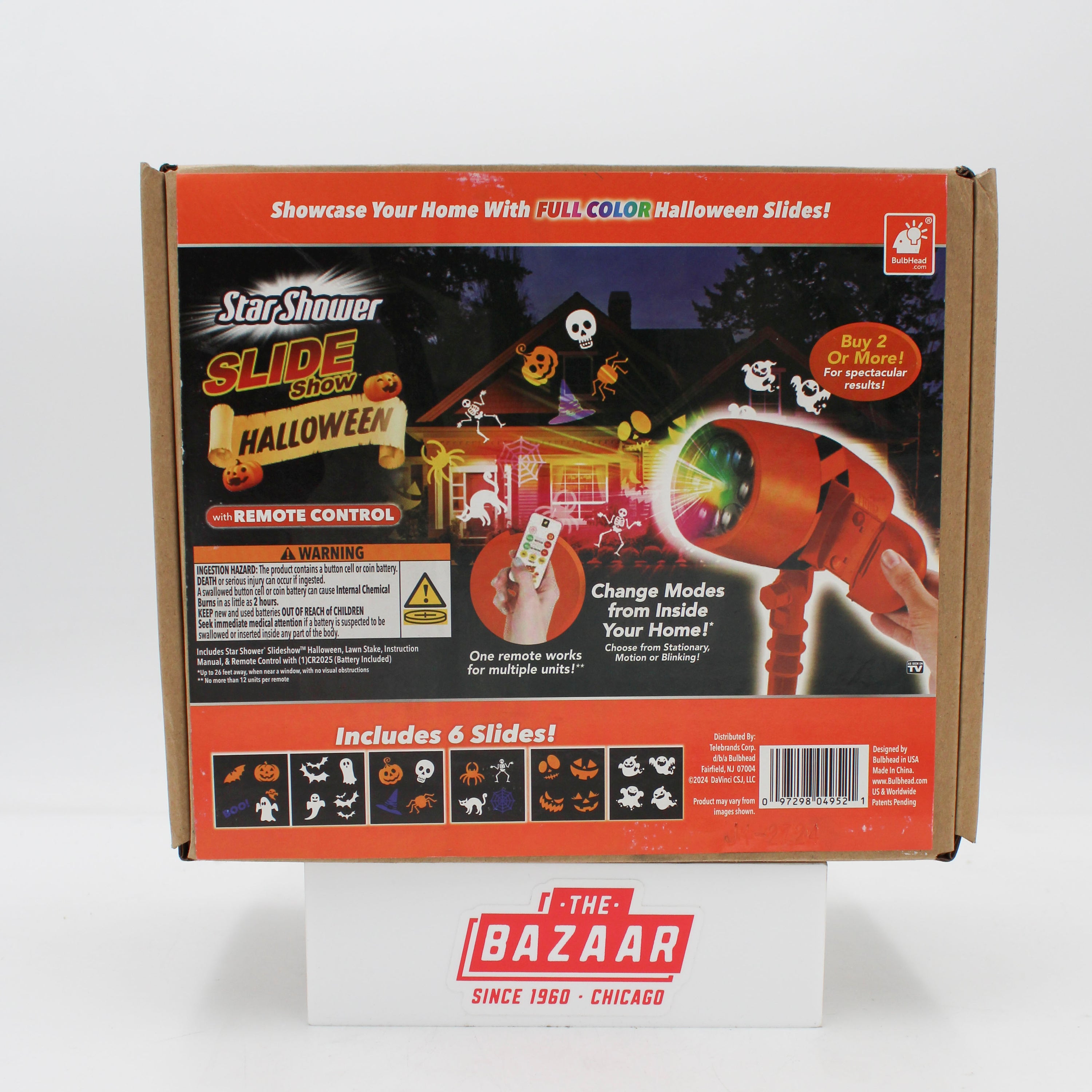 SP STAR SHOWER 6SLIDE HALLOWEEN W/ REMOTE CONTROL NI