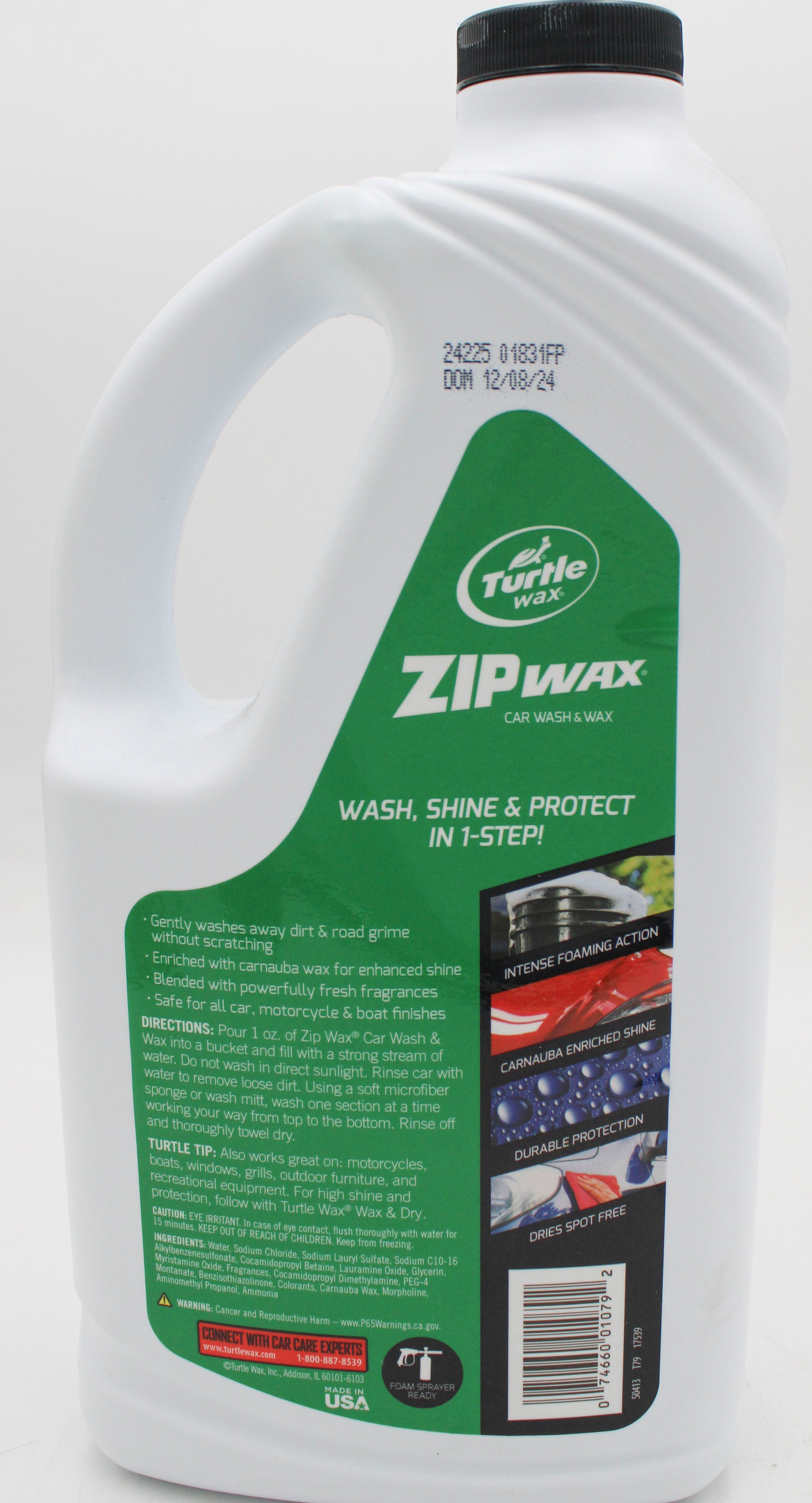 SP TURTLE WAX ZIP WAX CAR WASH 64oz