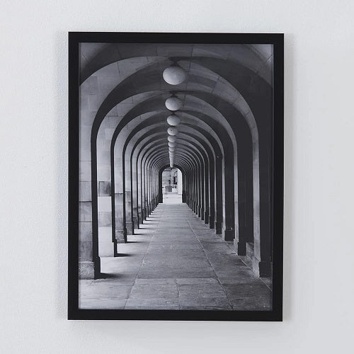 ARCH HALL FRAMED PRINT 12"L x 16"H