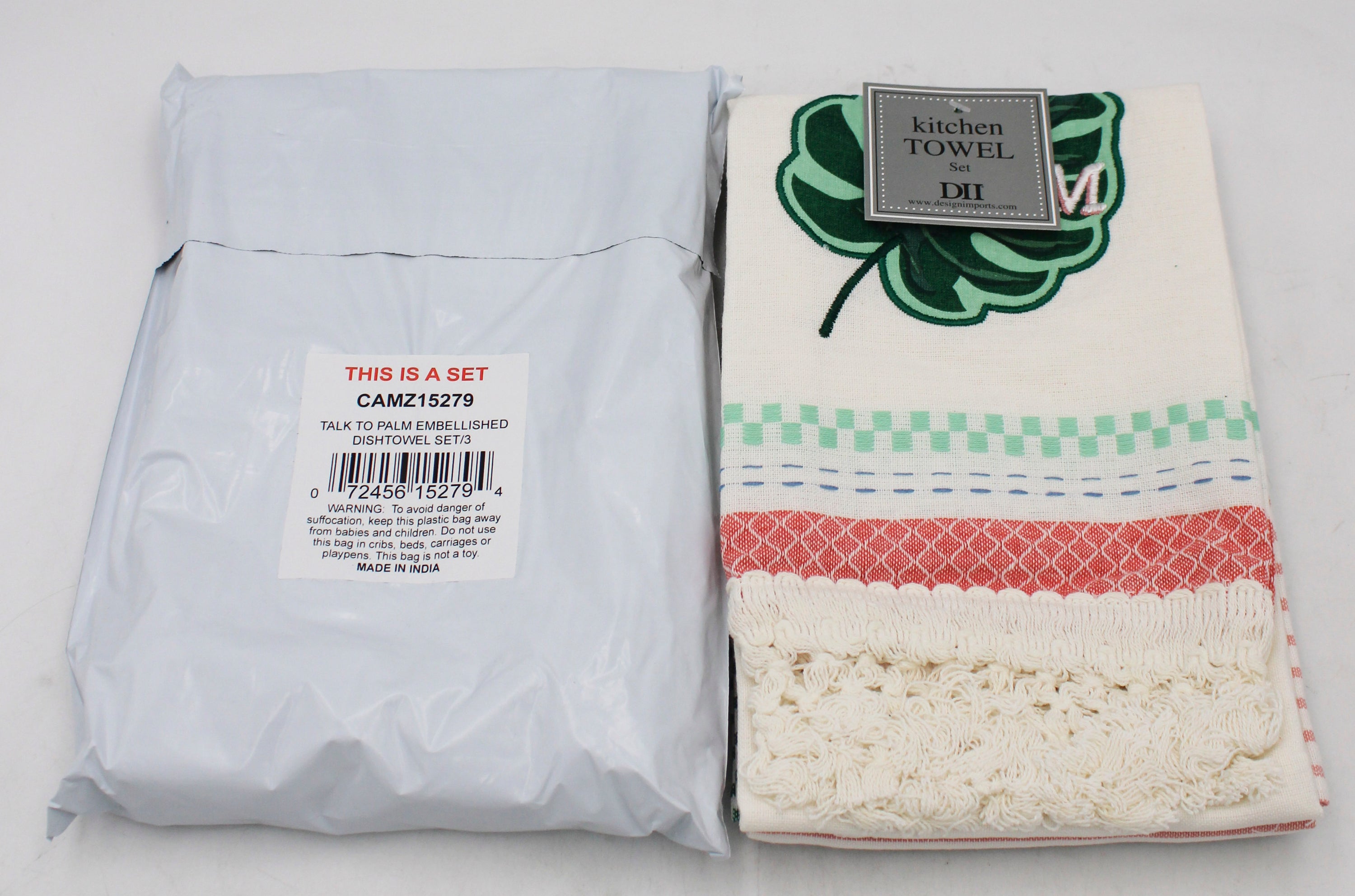 3CT DISHTOWEL SET- TALK TO PALM